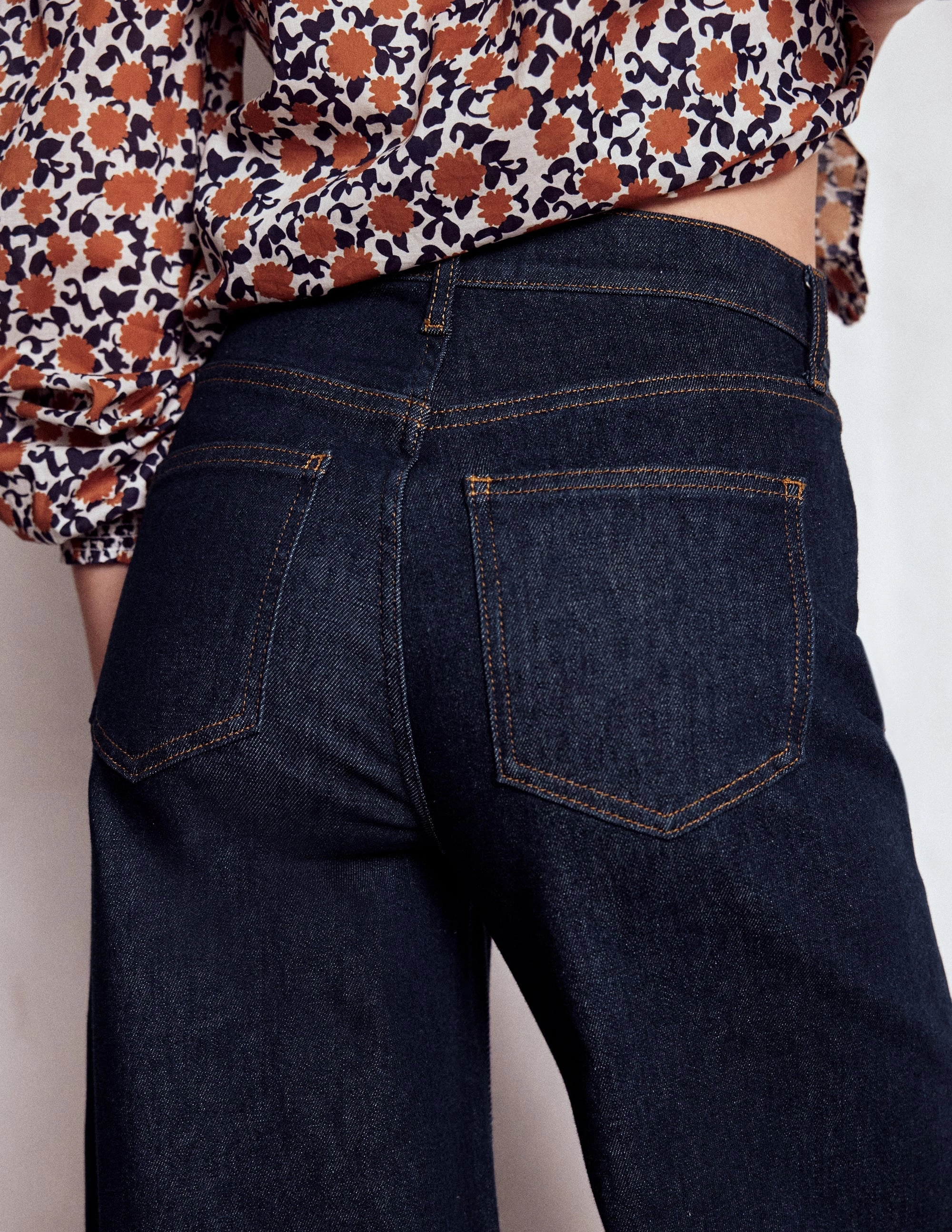 High Rise Wide Leg Jeans-Indigo Rinse Quick Pack