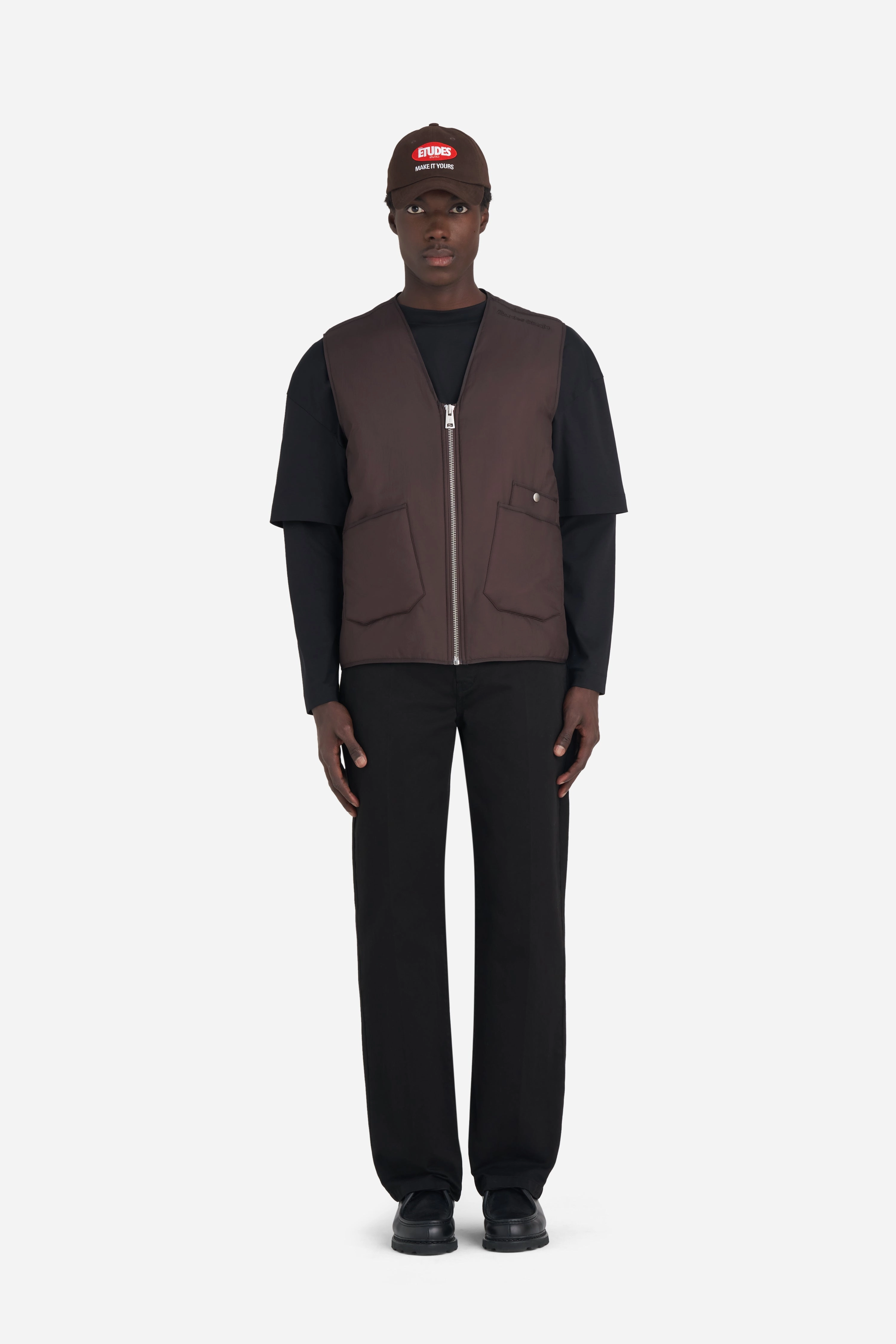 PADDED ZIP VEST Hypoallergenic Padding