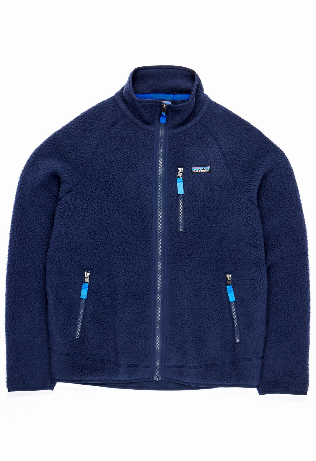 Functional Pockets Style Patagonia Men's Retro Pile Jacket - New Navy