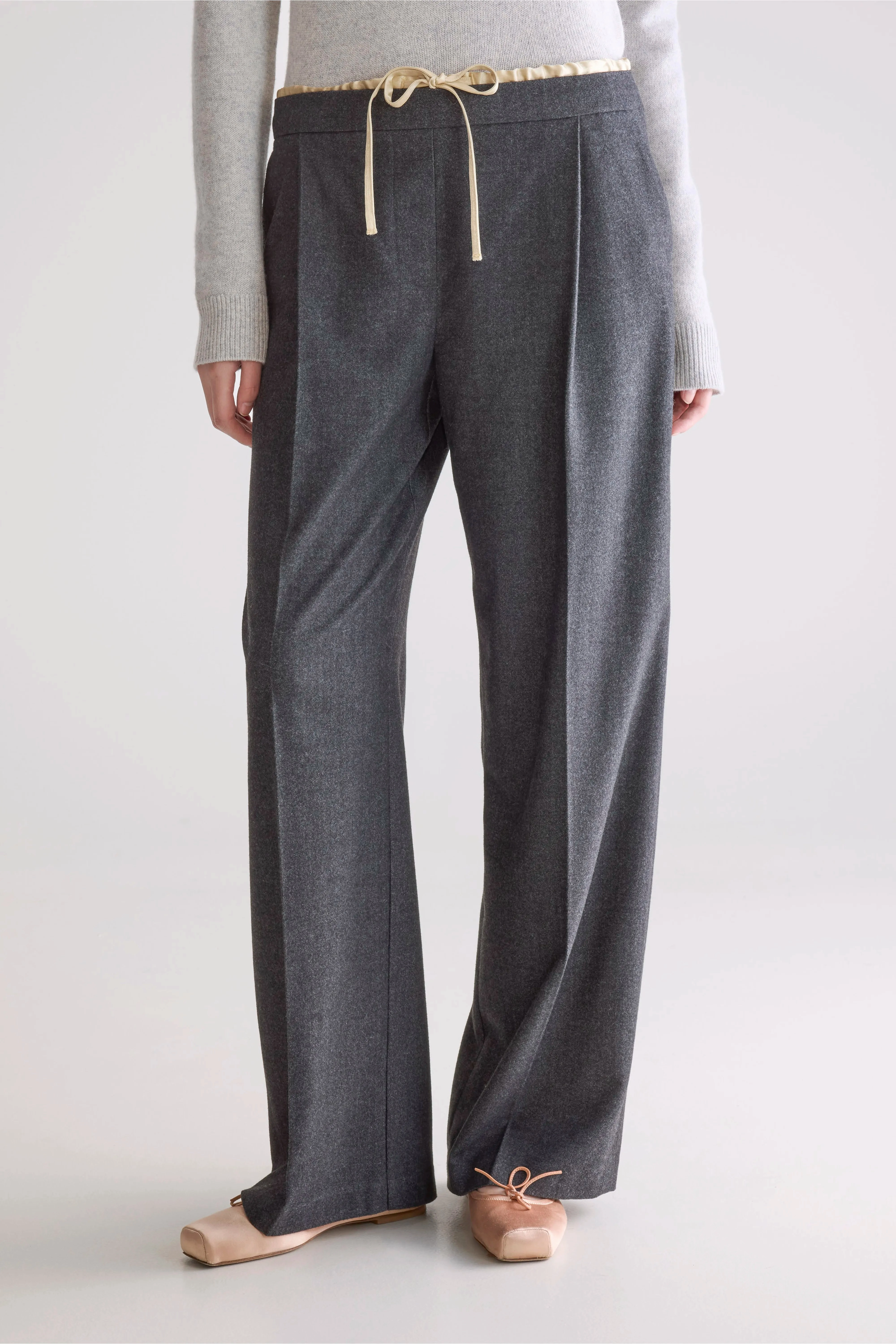 Eco Friendly Dye Process Side Pockets Turin formal trousers (252 / W / ANTHRACITE)