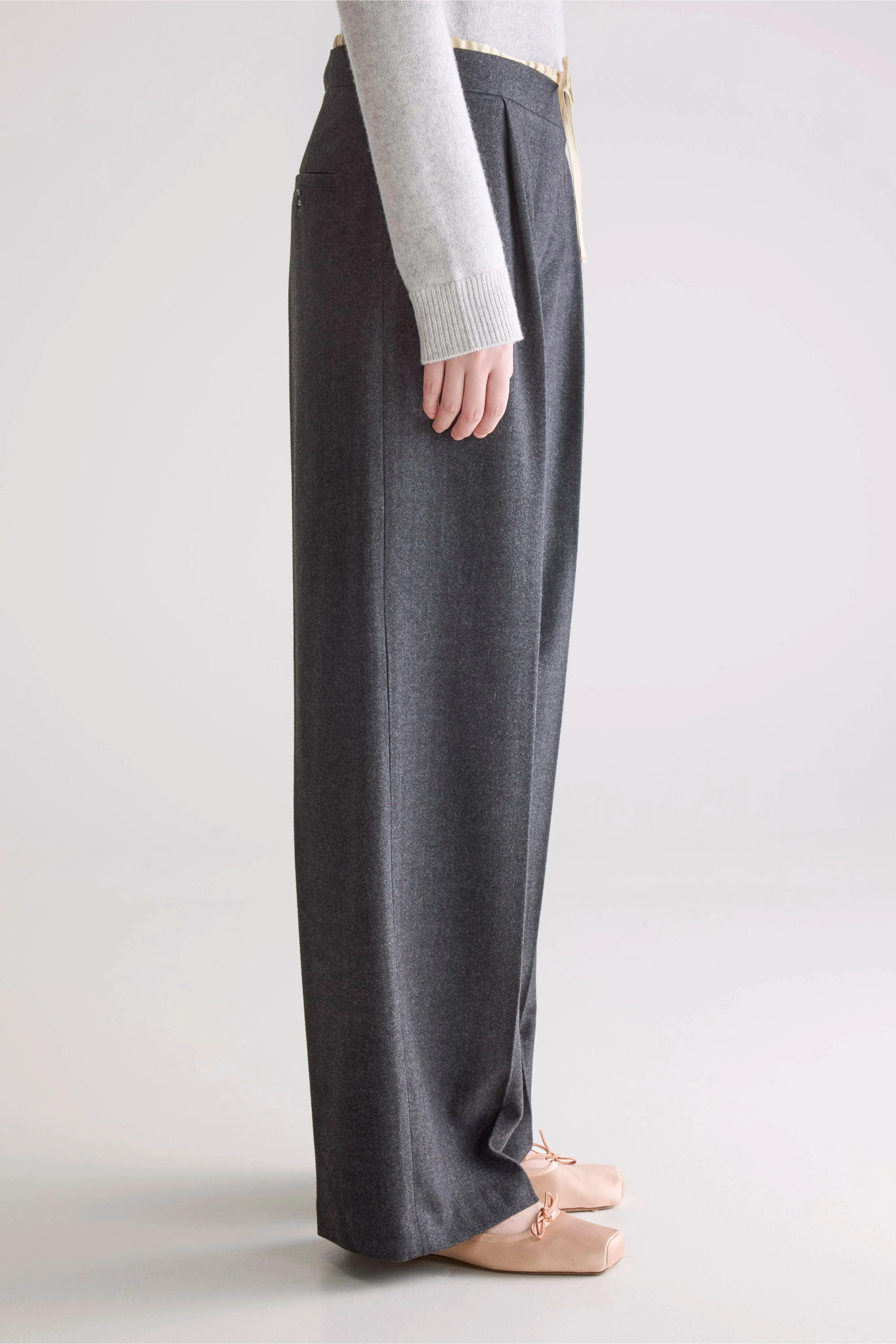 Turin formal trousers (252 / W / ANTHRACITE) Supportive Waistband