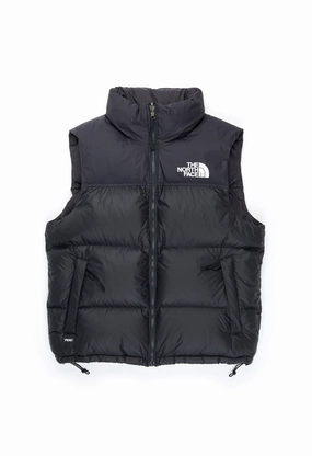 The North Face 1996 Retro Nuptse Men's Vest - Recycled TNF Black Soft Weather Wear MultiPocketStyle
