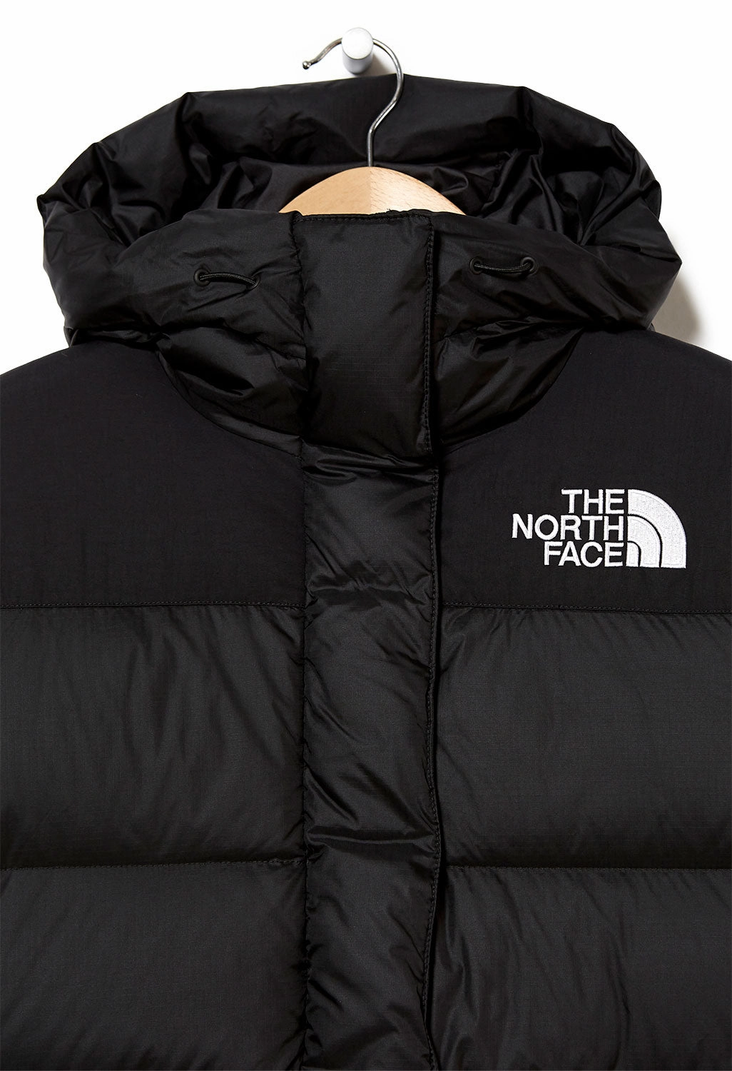 Quilted Stitching Pattern The North Face Himalayan Down Women's Parka Jacket - TNF Black