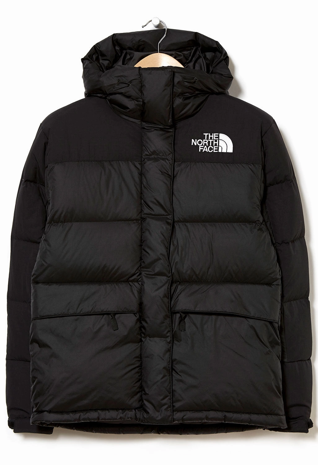 DoubleLayeredHem The North Face Himalayan Down Women's Parka Jacket - TNF Black