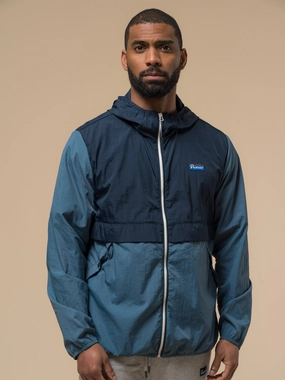 Crisp Walk Look Water Repellent Finish The Penfield Rain Jacket in Navy Blue