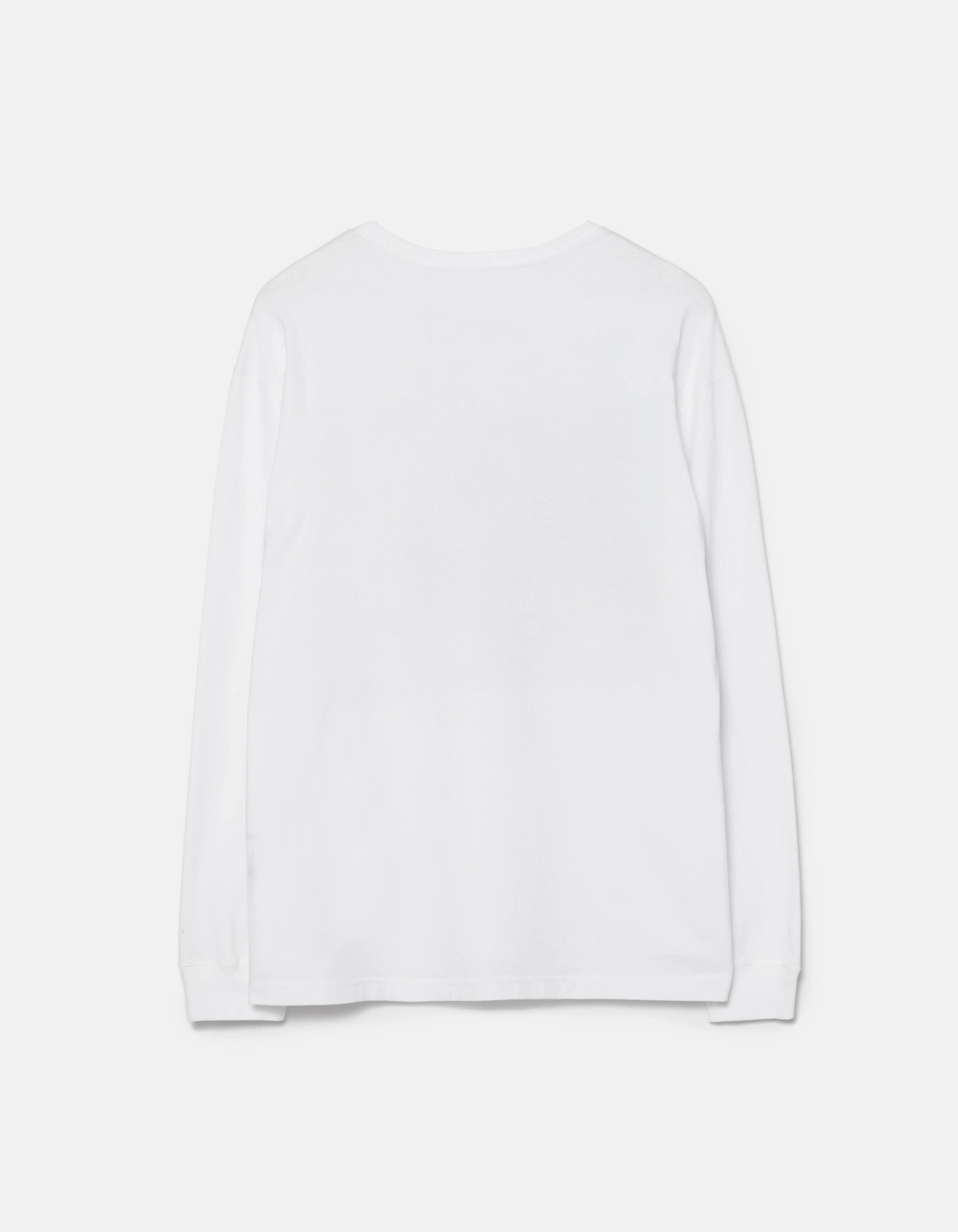 6221 Rice Stich Temple L/S T-Shirt White Fashionable Shirt Airflow Mesh Insert