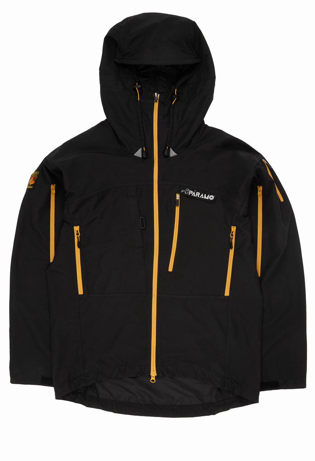 Logo Free Style Paramo Men's Enduro Windproof Jacket - Black / Gold