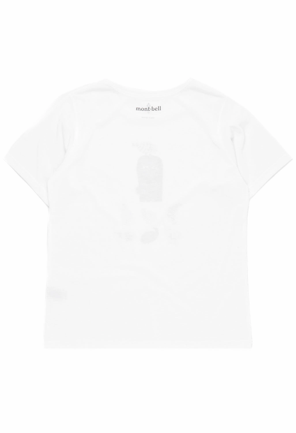 Montbell Women's Wickron Tori To Yamaotoko T-Shirt - White Casual Ease Comfortable apparel