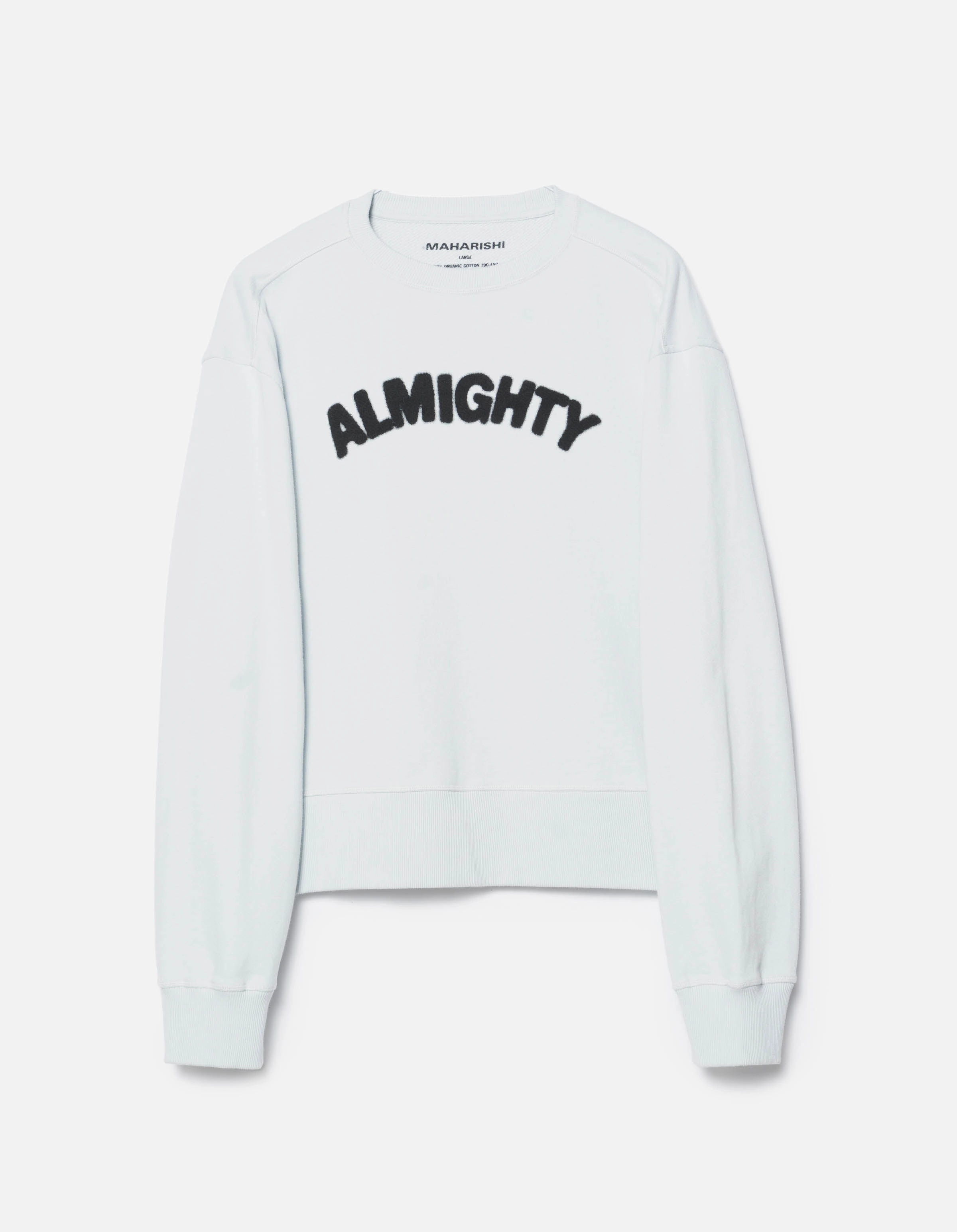 7124 Almighty Vintage Crew Sweat Ice Blue product shoe support