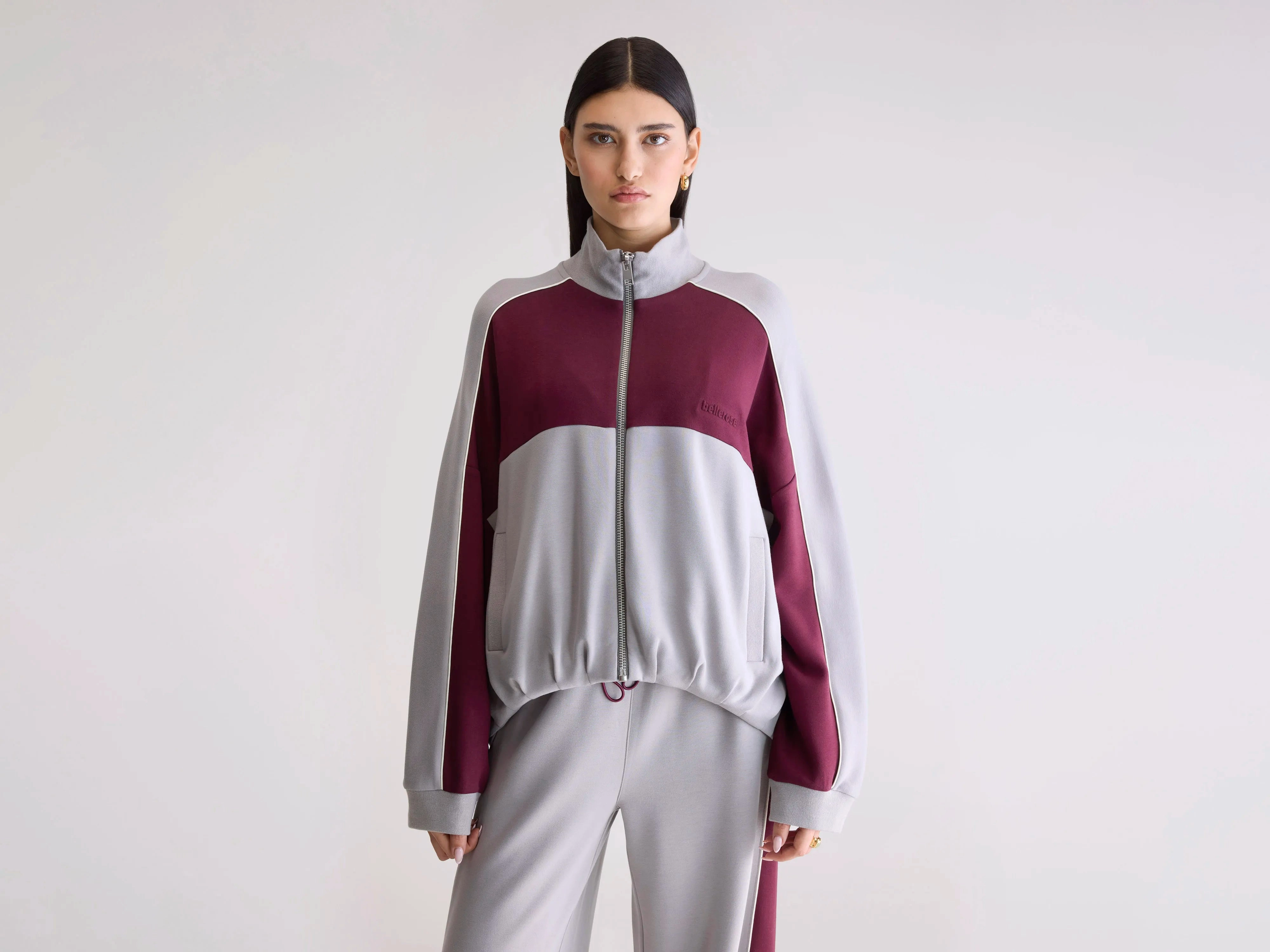 Tallic zip-up sweatshirt (252 / W / COMBO A) Lounge Fit
