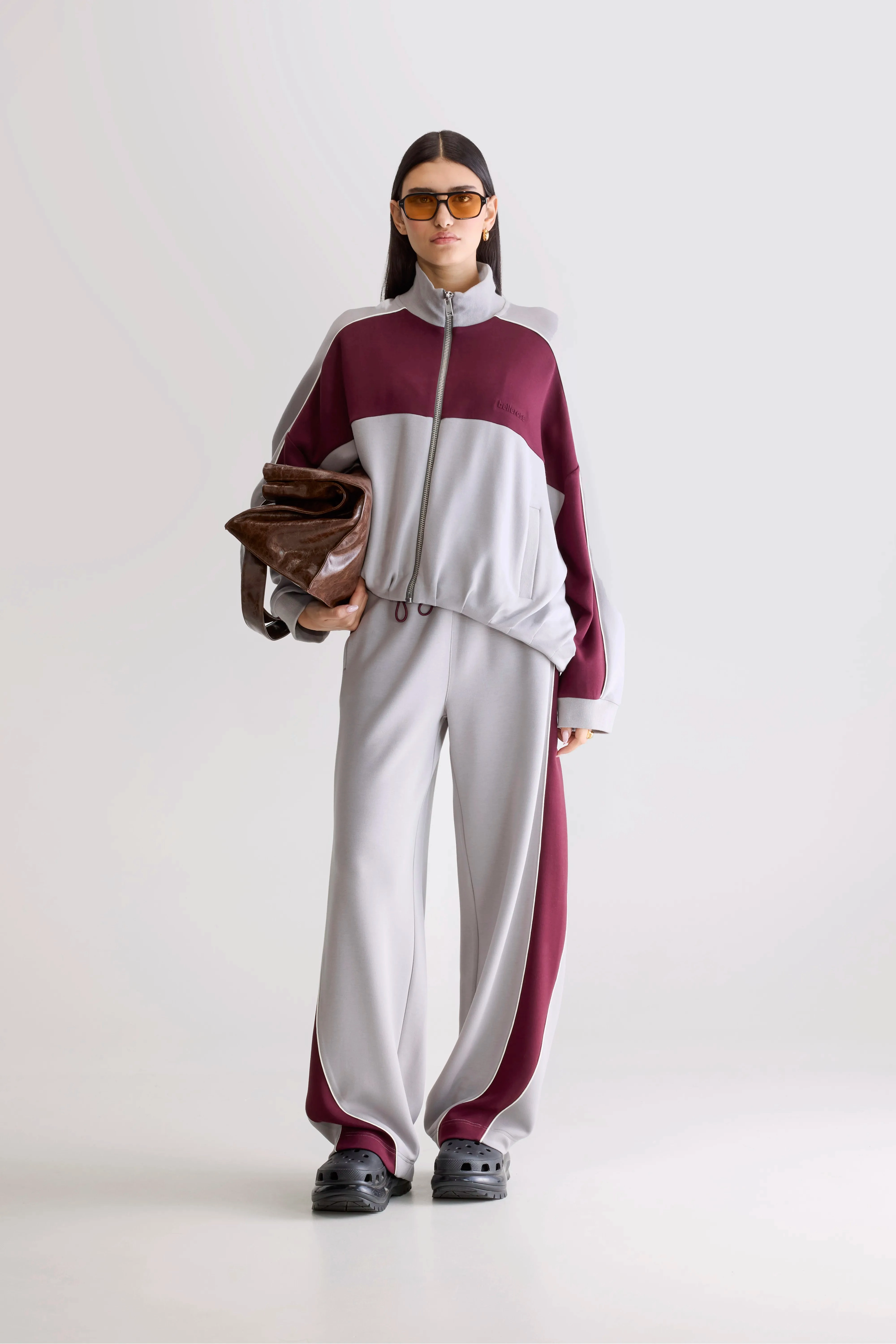Soft Wearable Street Wear Tallic zip-up sweatshirt (252 / W / COMBO A)