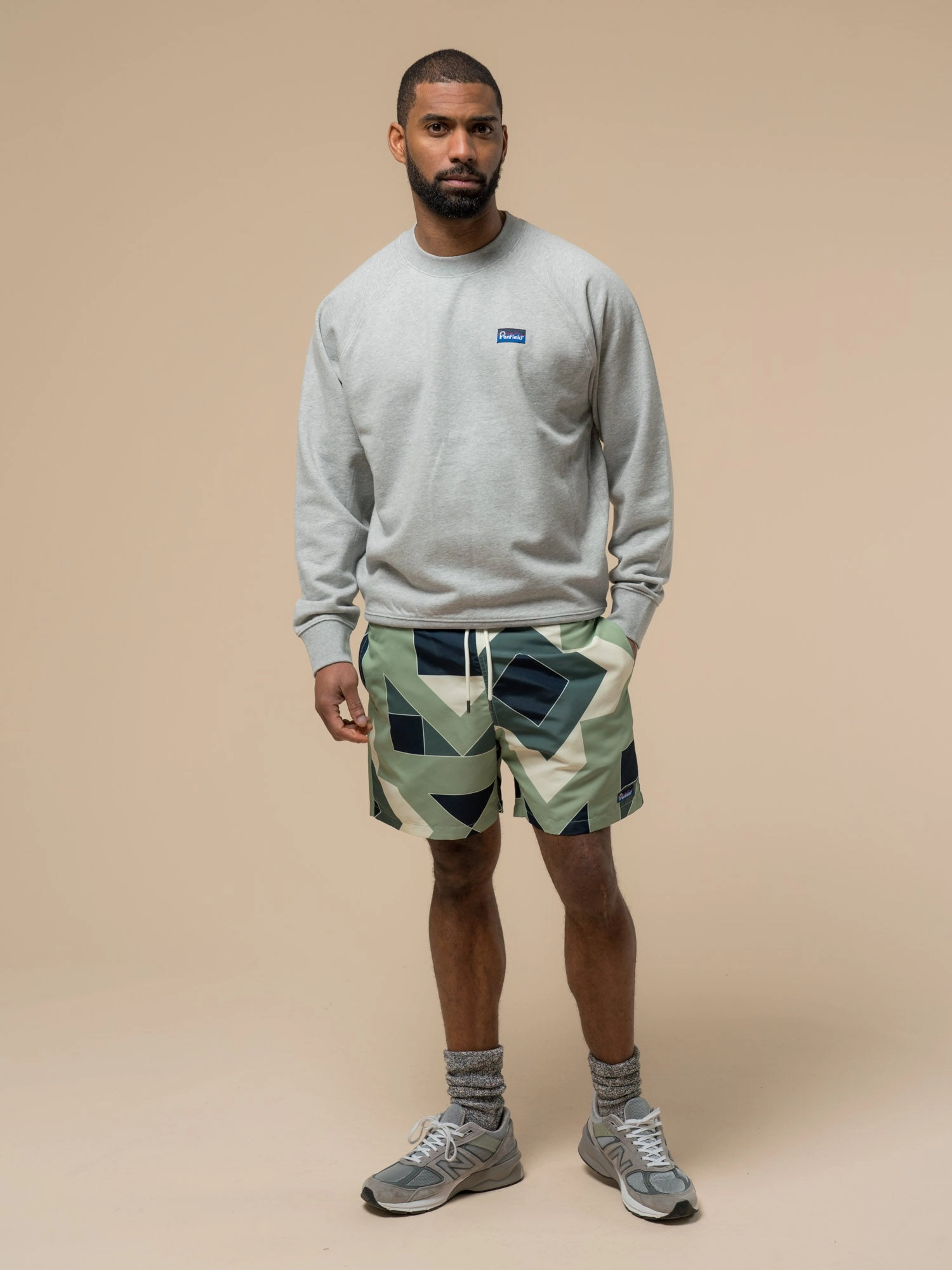Comfy Hoodie product availability Penfield Mens Original Logo Sweatshirt in Athletic Grey Heather