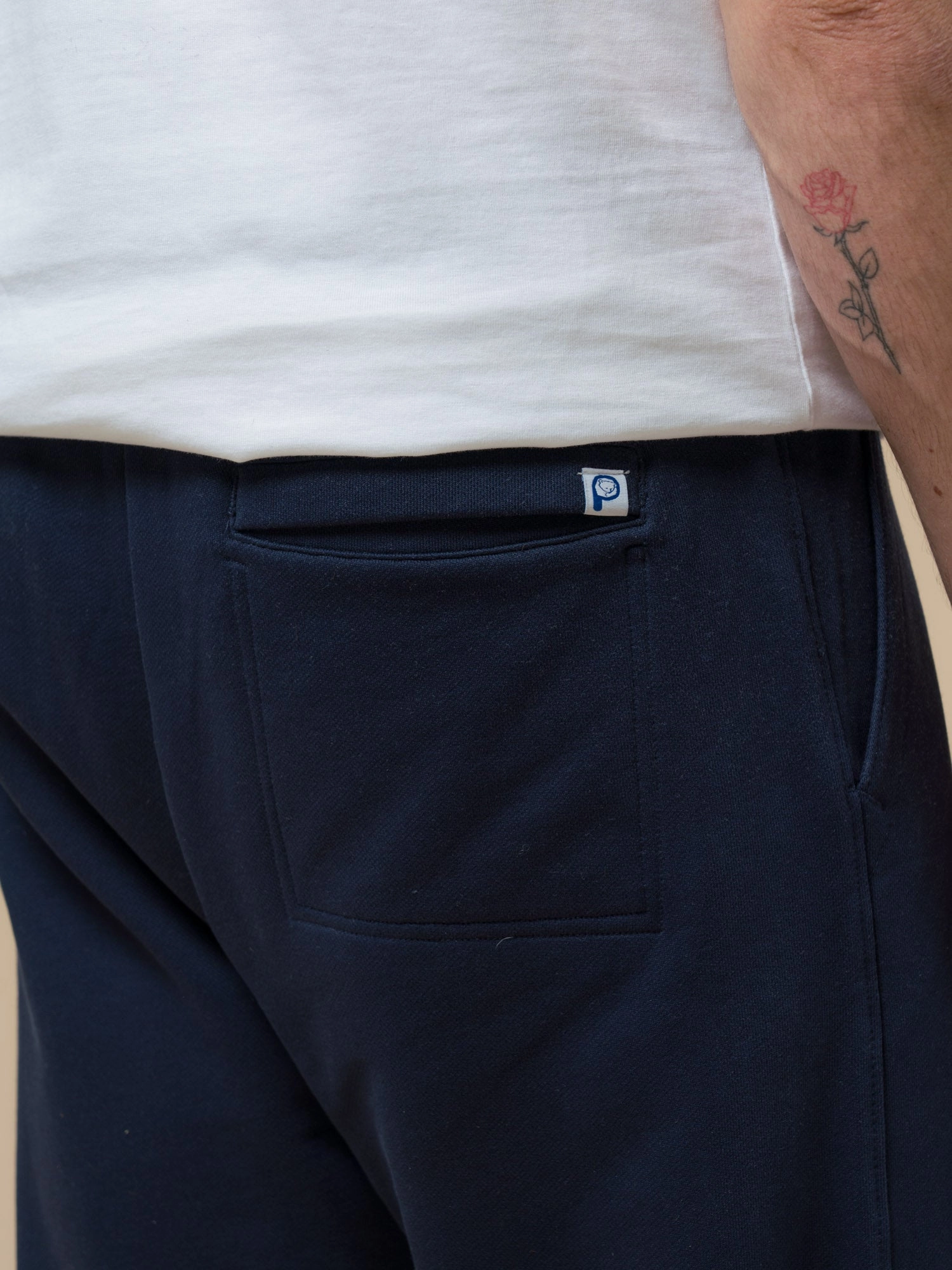 Odor Control Technology Air Flow Penfield Mens Original Logo Sweat Pant in Navy Blue