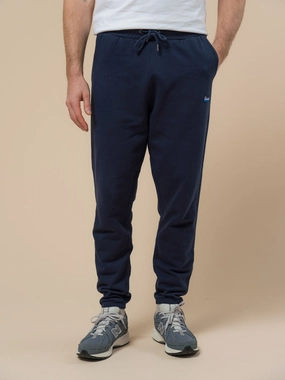 Core Style Stretch Ready Penfield Mens Original Logo Sweat Pant in Navy Blue