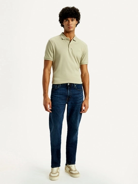 Evening Stroll Athlete Fit All Season Men's 541 Med Indigo Athletic Tapered Fit Mid Rise Selvedge Jeans
