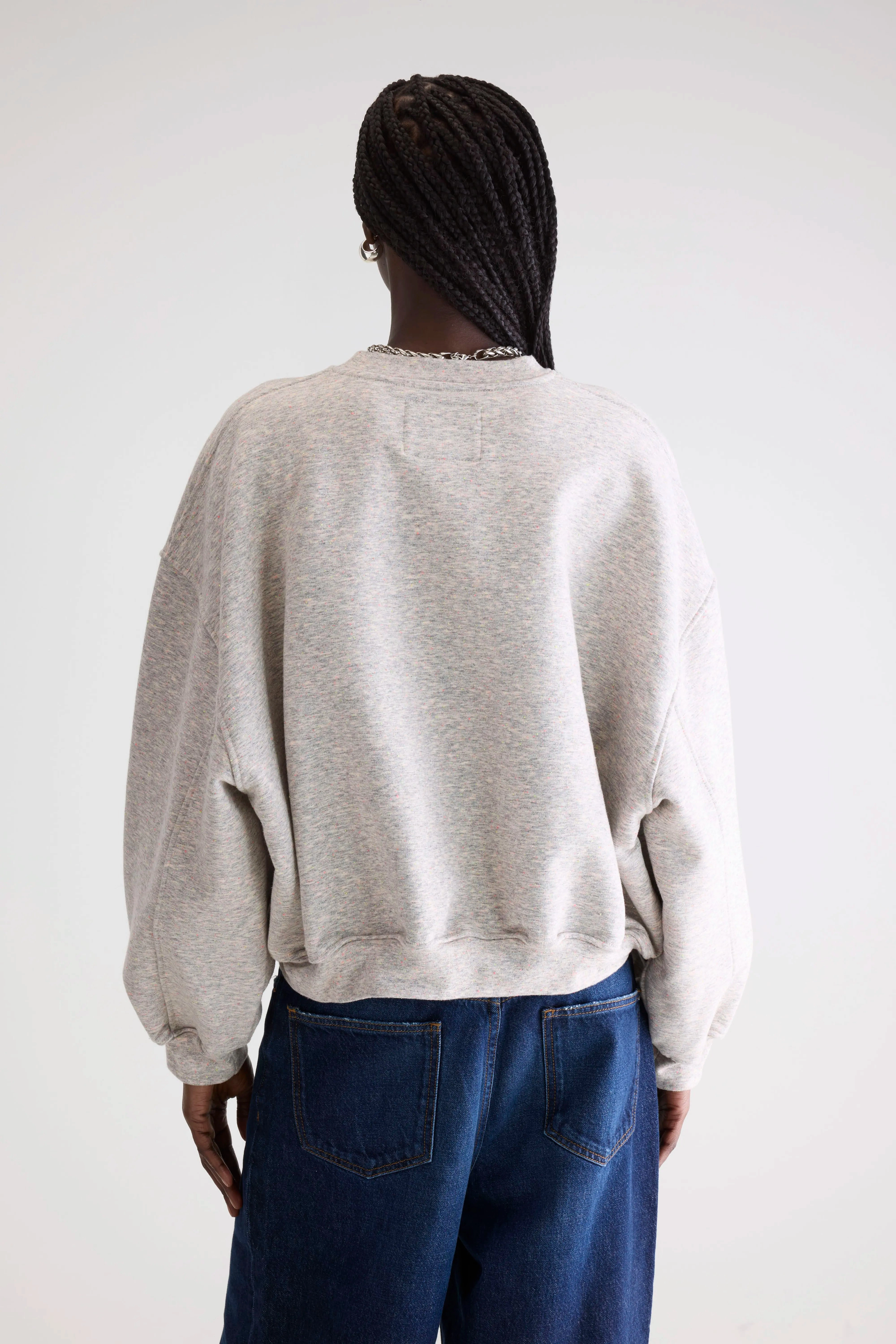 Timeless Layer Fancy cropped crewneck sweatshirt (252 / W / COMBO A)