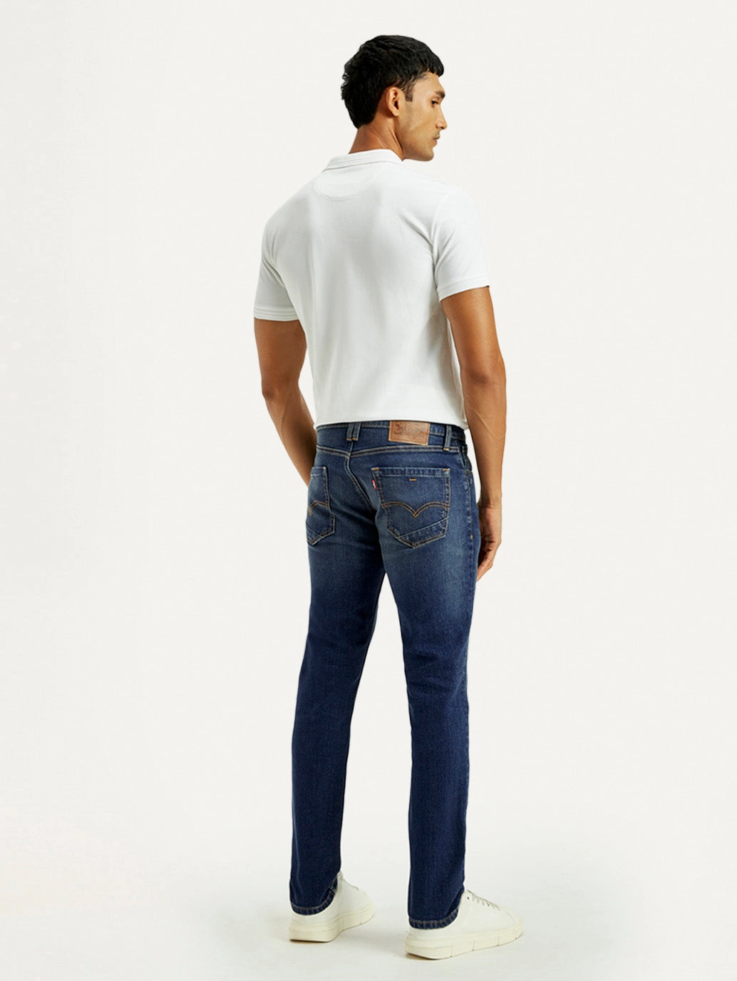 Effortless Waist Men's Tinted 511 Med Indigo Slim Fit Mid Rise Jeans