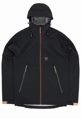 Topo Designs Men's Global Jacket - Black / Neutral Wind Chill Protection