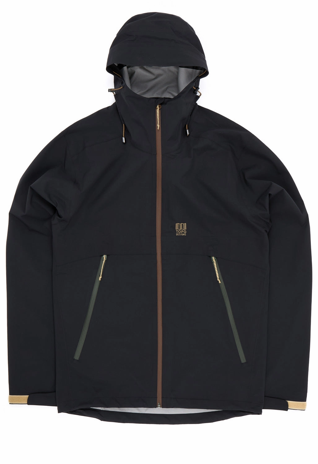 Topo Designs Men's Global Jacket - Black / Neutral Wind Chill Protection