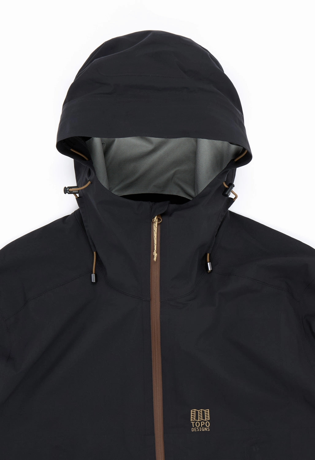 Eco Friendly Dyed Fabric Comfort Flex Fit Topo Designs Men's Global Jacket - Black / Neutral