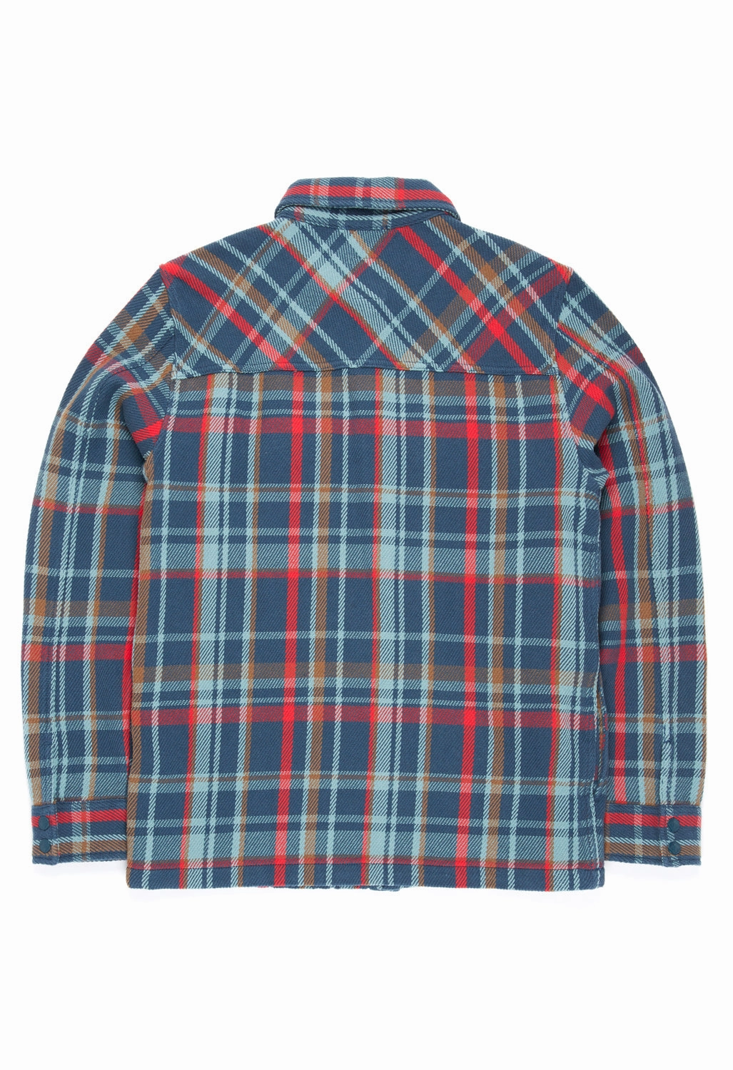 Topo Designs Men's Mountain Shirt Jacket - Pond Blue Multi Plaid Versatile Look