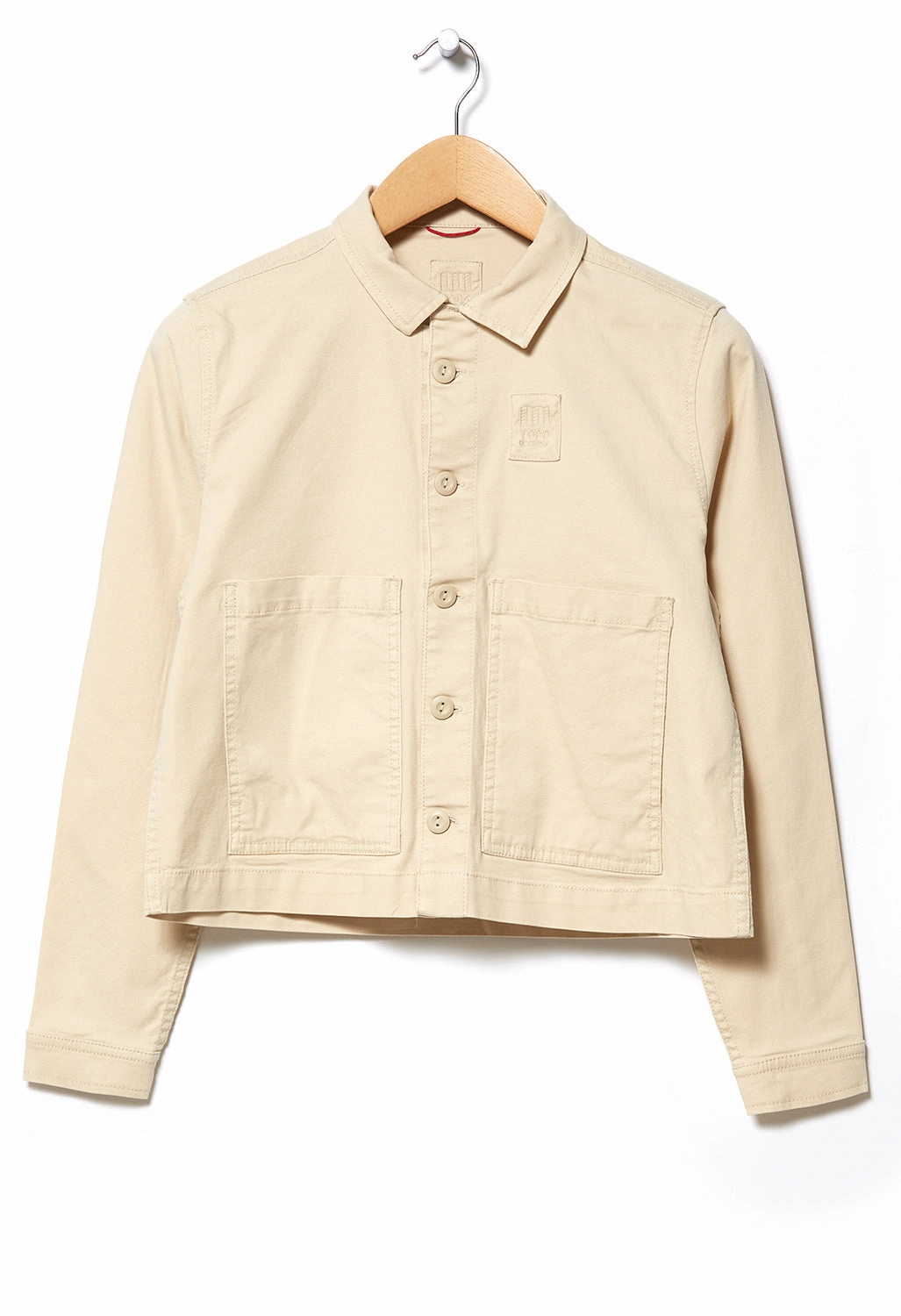 Topo Designs Women's Dirt Jacket - Sand Single Breasted Soft Touch Lining