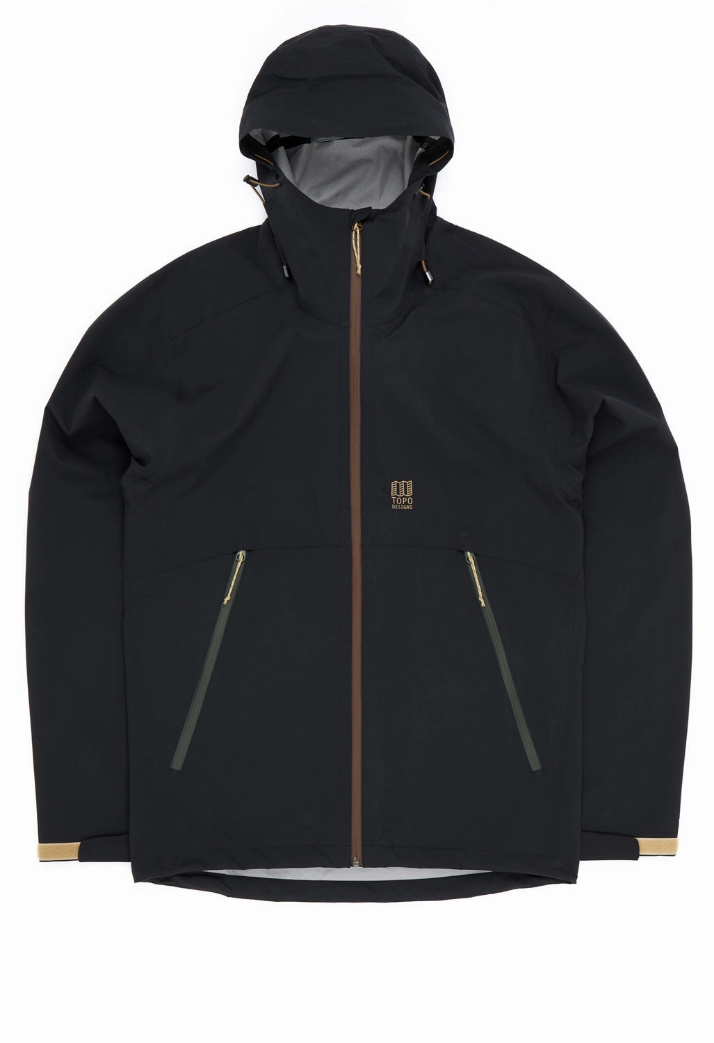 Topo Designs Women's Global Jacket - Black / Neutral Flexible Fit Flexible Hood Design