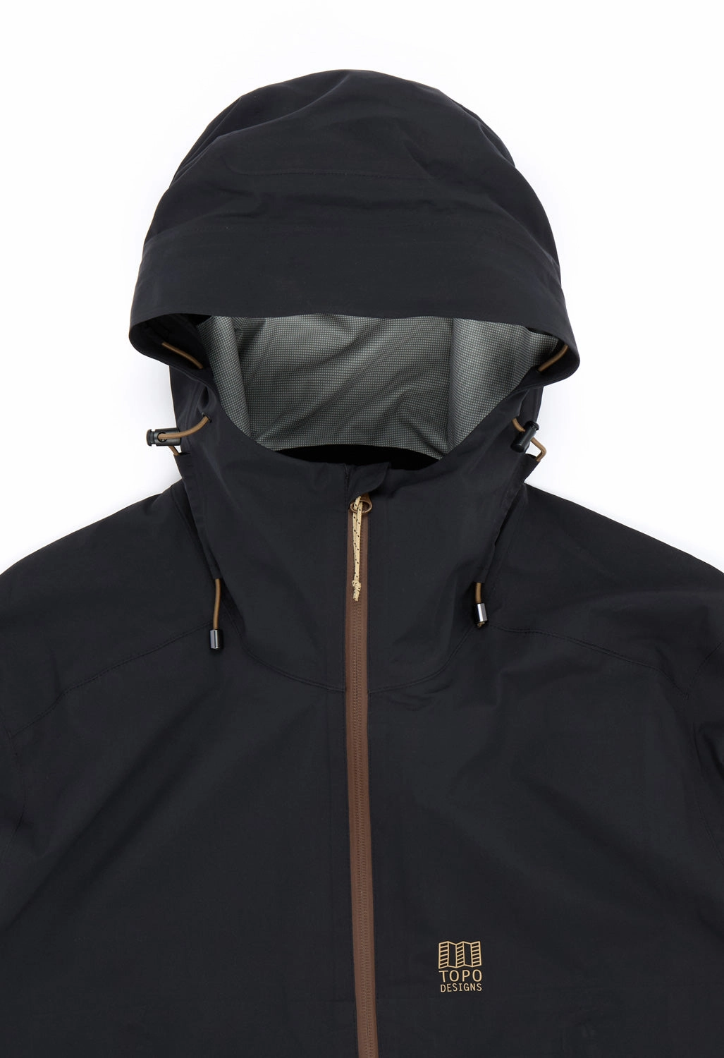 MoistureWickingInterior Tear Resistant Panels Topo Designs Women's Global Jacket - Black / Neutral