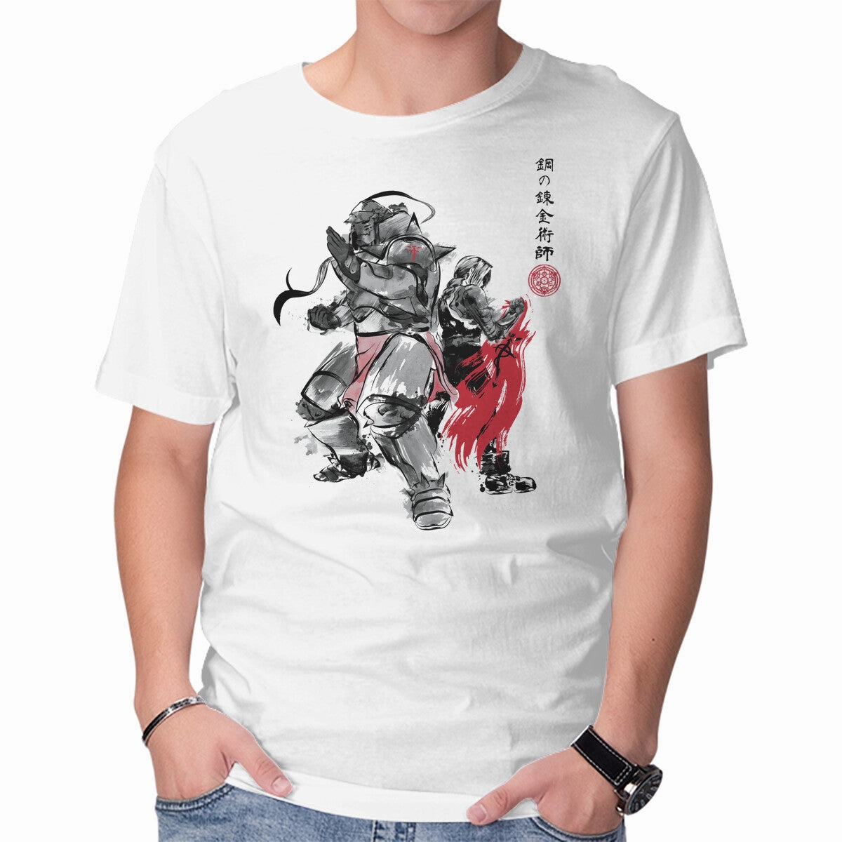 Wrinkle Resistant Material Brotherhood Sumi-e