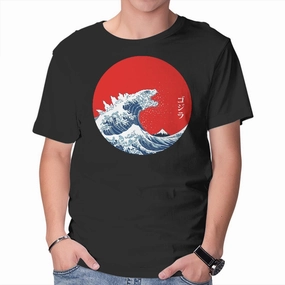 Hokusai Gojira-Variant Fashionable Piece