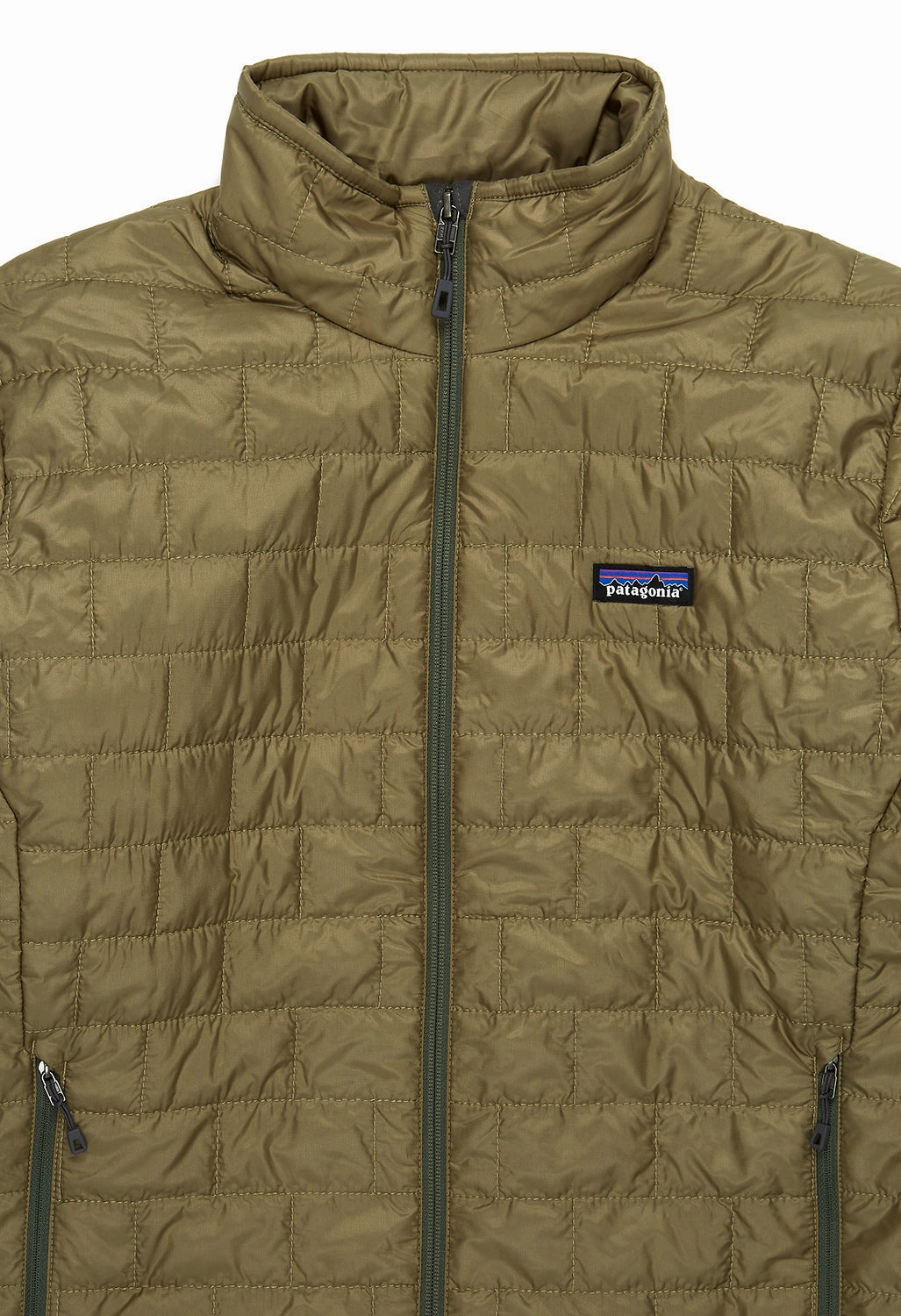 HighNeckDesign Patagonia Men's Nano Puff Jacket - Sage Khaki