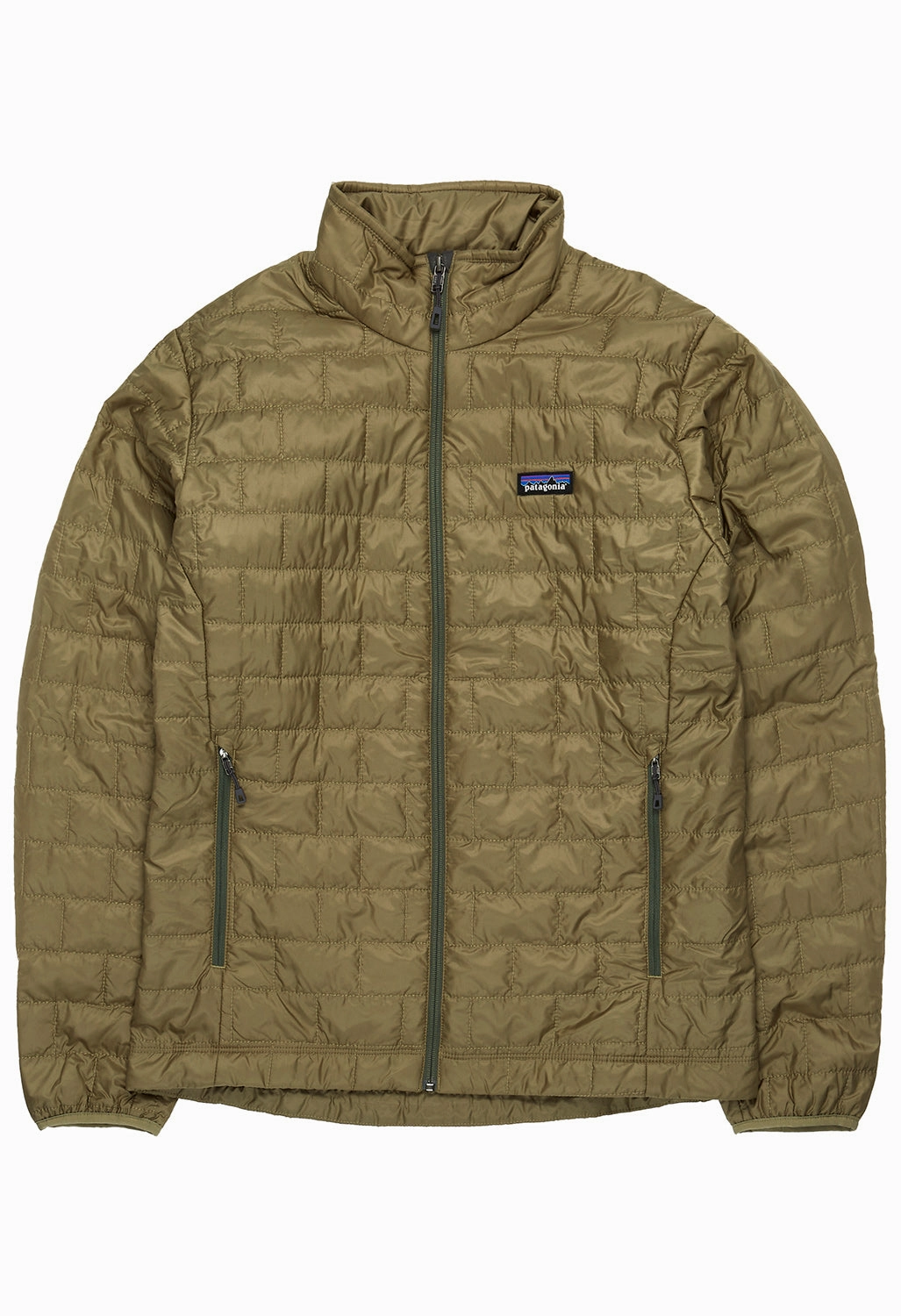 Simple Urban Layer Transition Wear Patagonia Men's Nano Puff Jacket - Sage Khaki