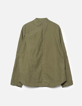 Non Chafe Seams 7080 Asym Hanbok L/S Shirt Olive OG-107F