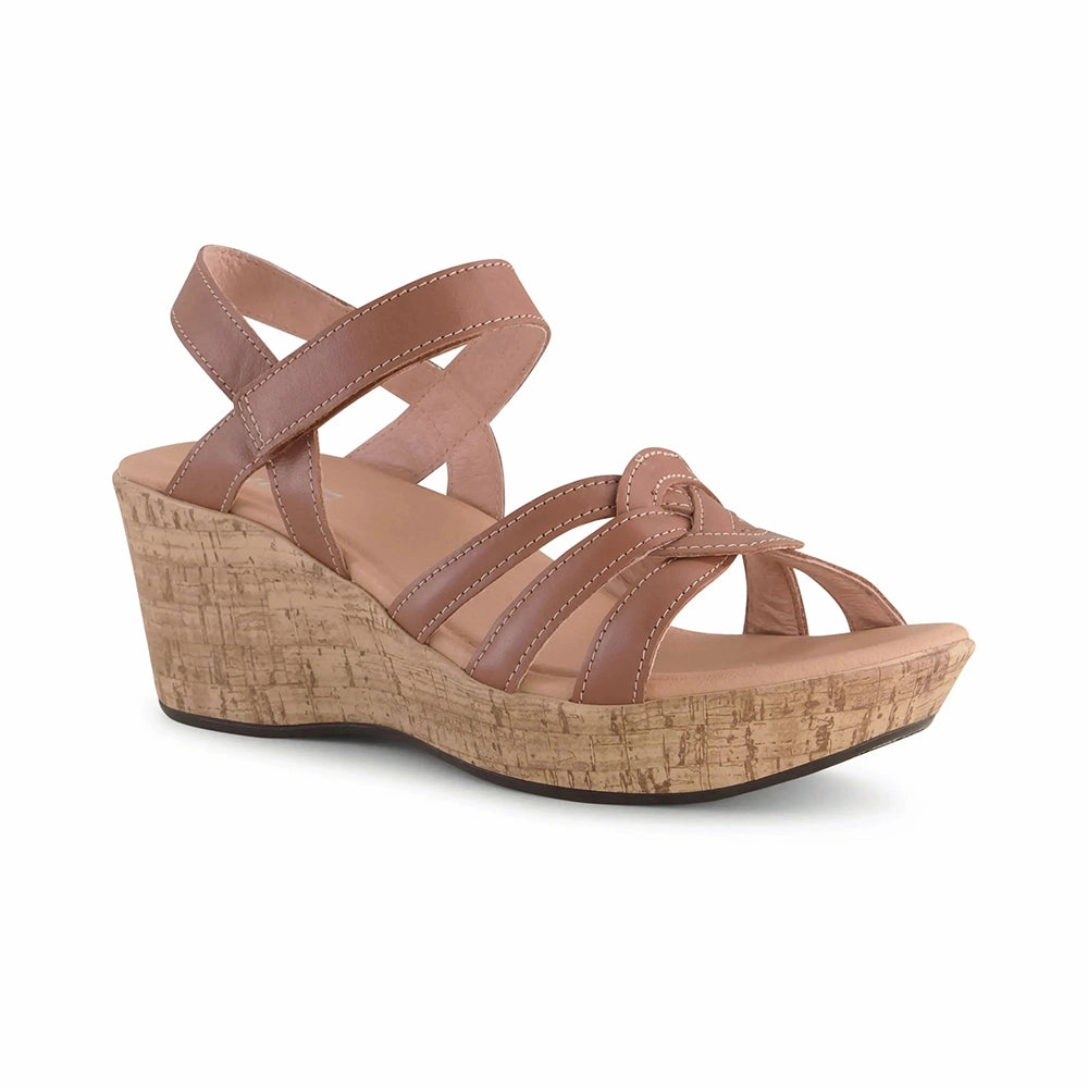 Relaxed Look Move Easy Tropical Wedge Sandal (112113)