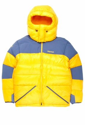 Flatlock stitching ZipperClosure Marmot Better Plasma Parka - Solar / Blue Indigo