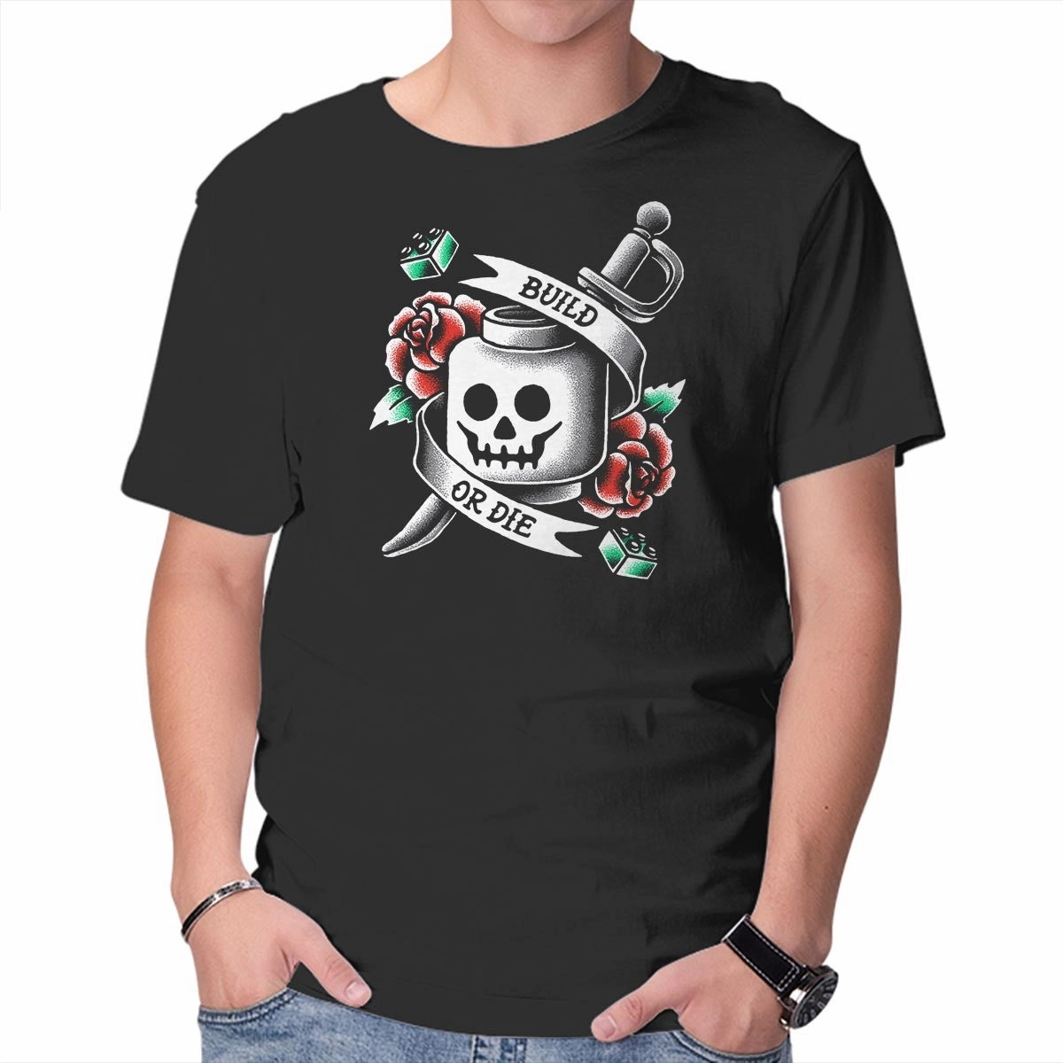 Sporty Stretch Fit Modern Casual Build or Die