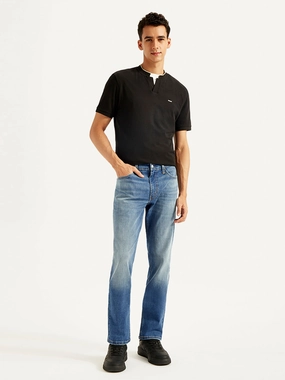 Weekend Style Rainy Day Spring Mood Smooth Work Meeting Men's 511 Blue Slim Fit Mid Rise Jeans