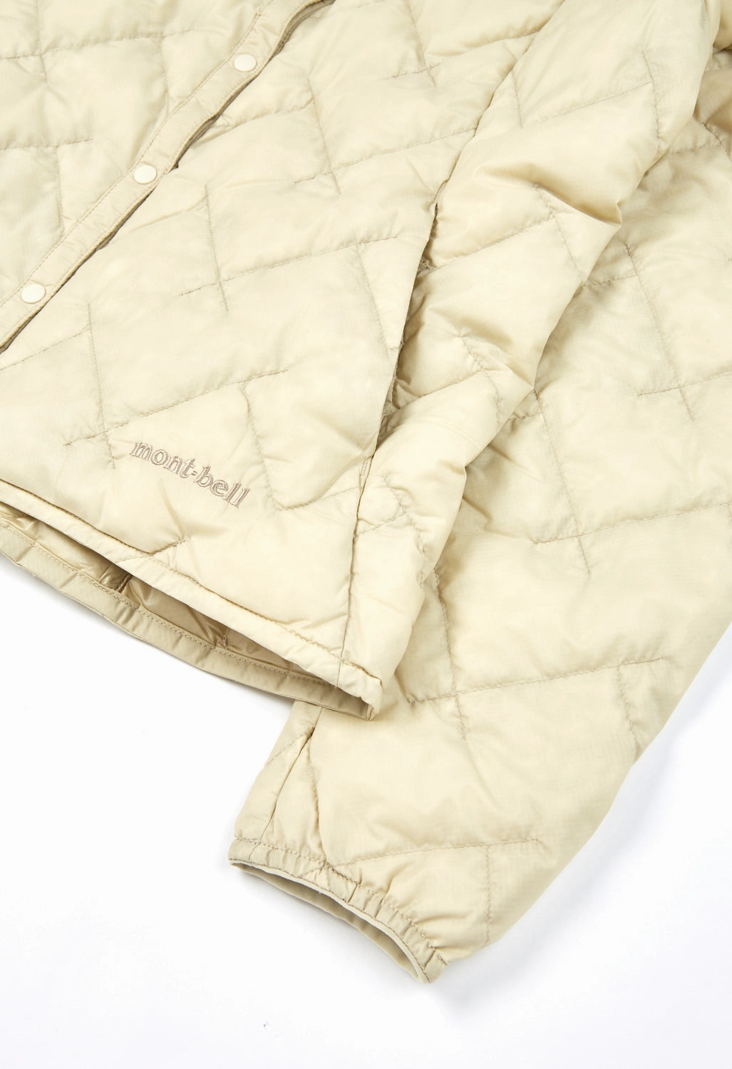 Montbell Women's Superior Down Round Neck Jacket - Ivory Thermal Regulation System Simple Layers