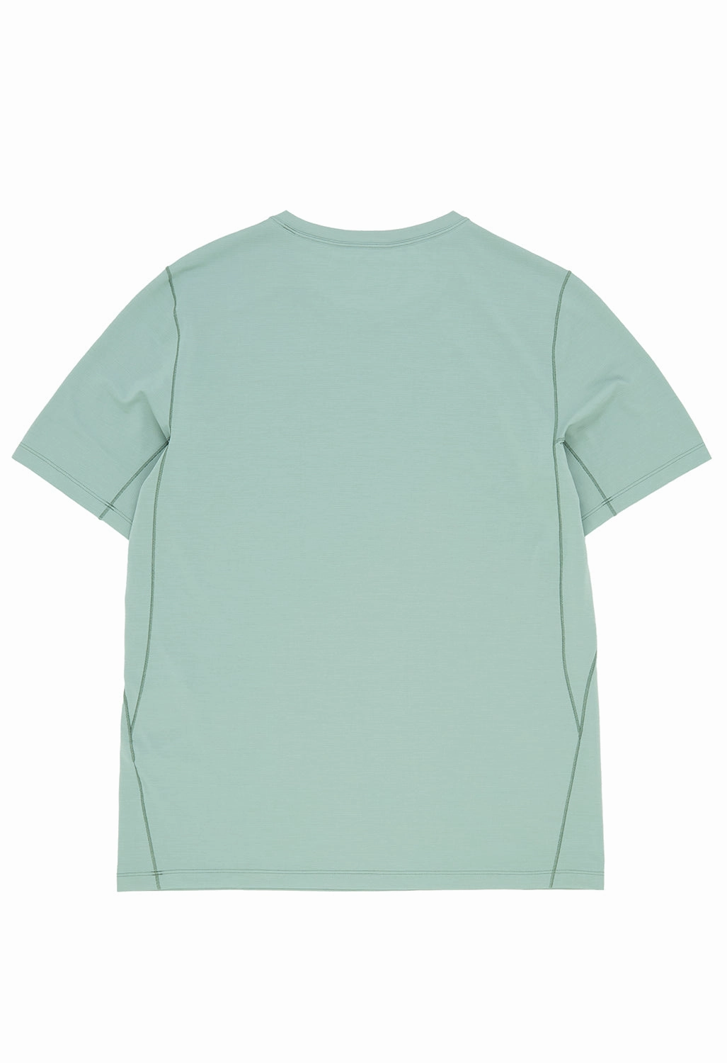 Breathable Comfort Design Weekend Essential Arc'teryx Men's Cormac Logo T-Shirt - Stone Green Heather