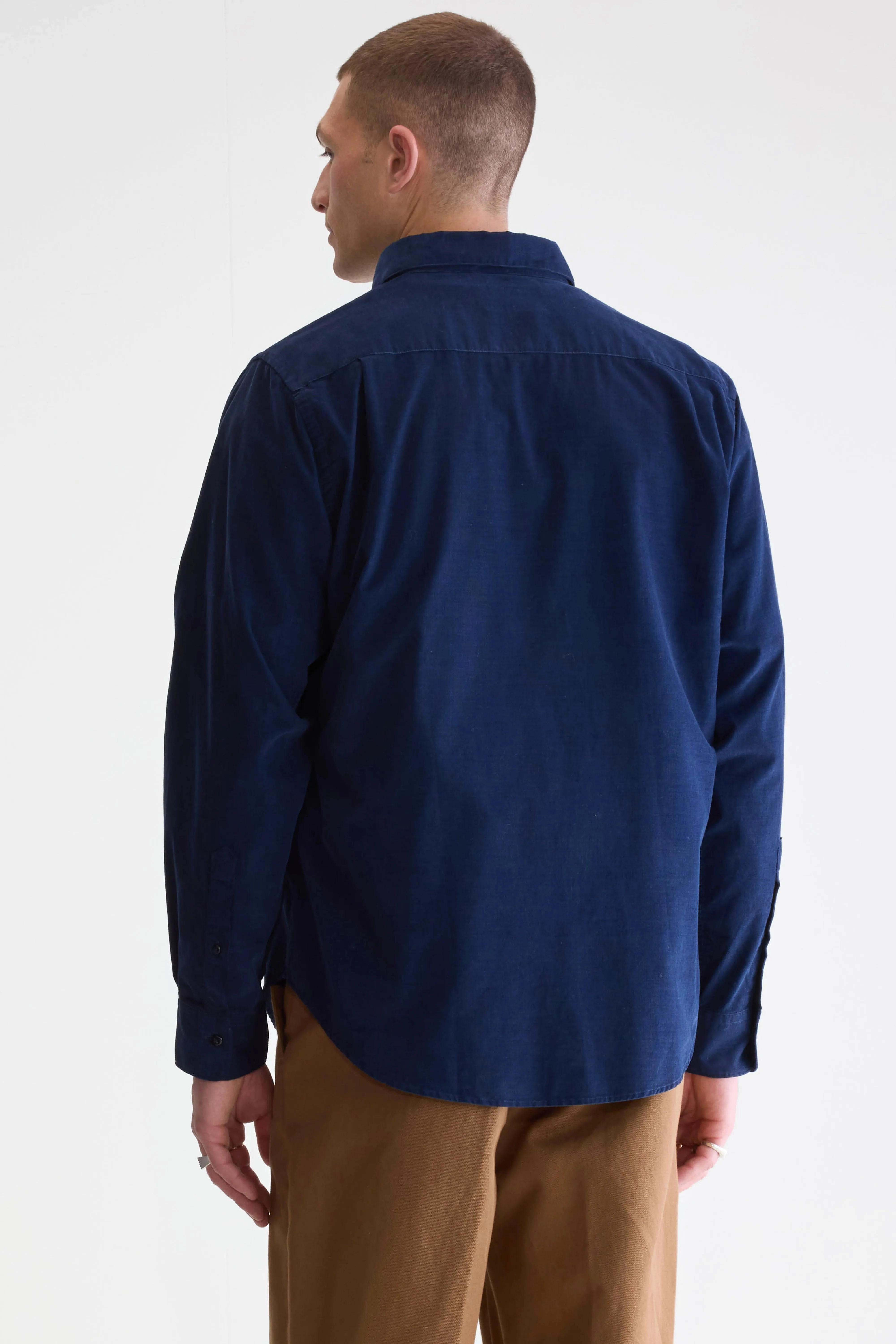 Matte Finish Franklin regular shirt (252 / M / REGAL BLUE)