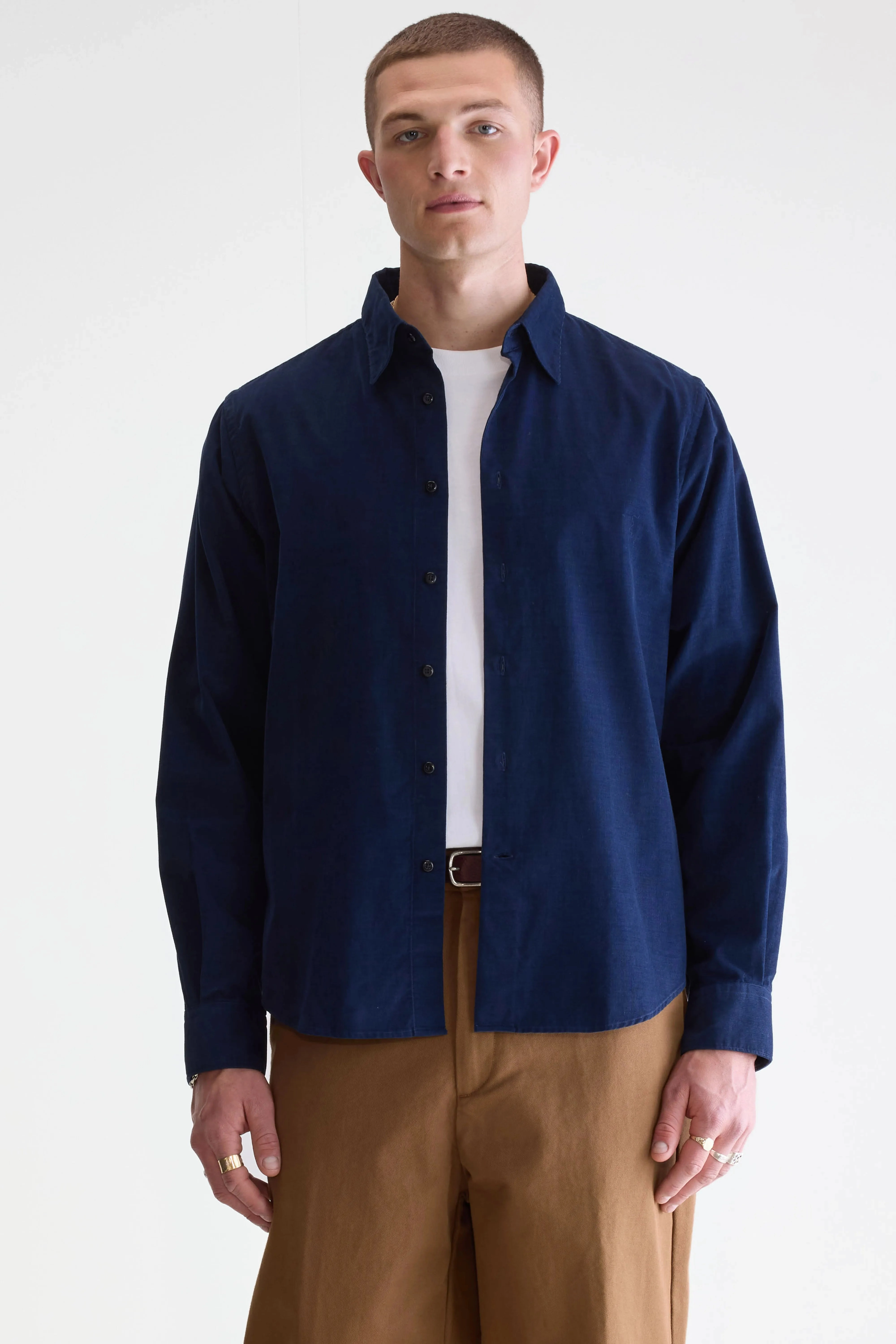 Autumn Look Franklin regular shirt (252 / M / REGAL BLUE)