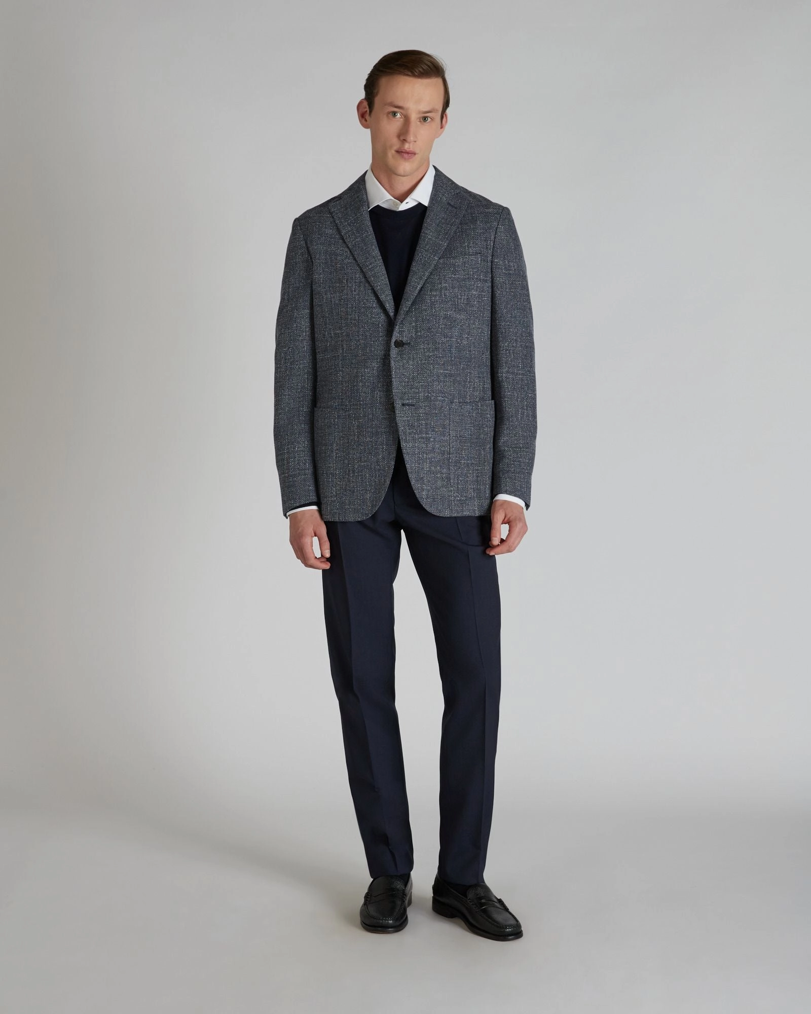 SeamlessConstruction Snag Free Fabric Slim-fit wool fabric trousers