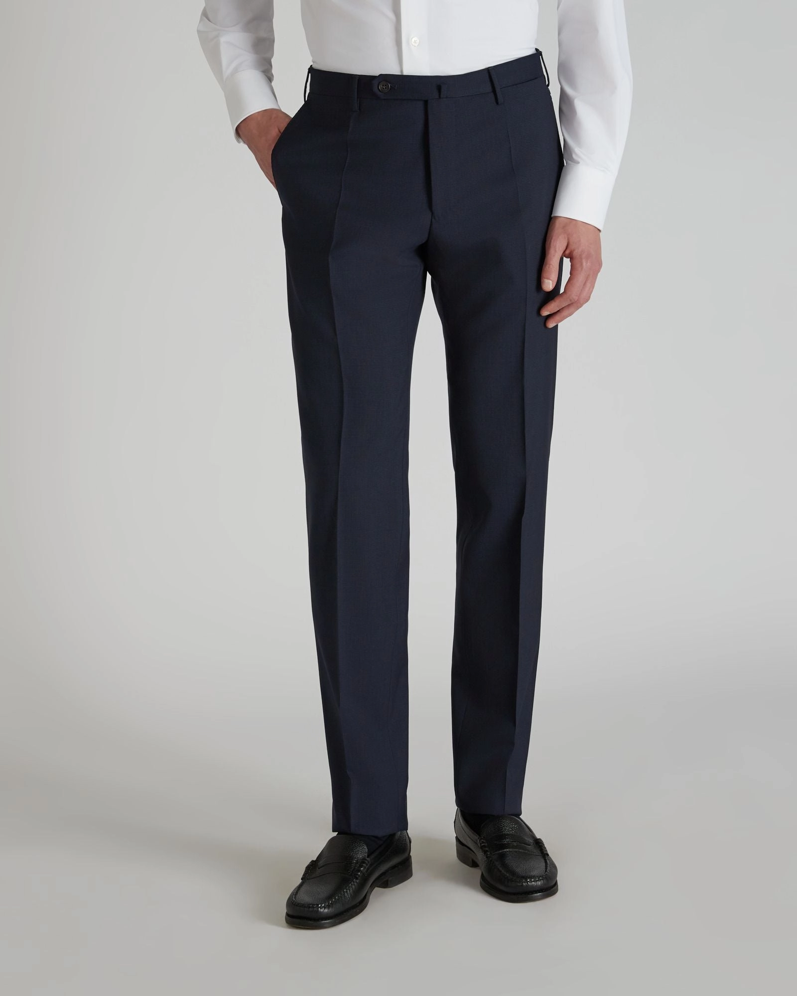 Slim-fit wool fabric trousers Outdoor activities Minimal Vibe