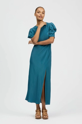 Velora Dress Petrol Refined Aesthetic