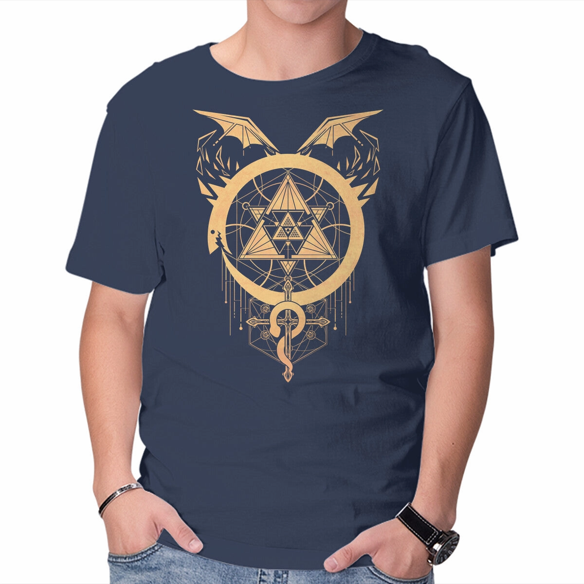 Gilded Snakes of Alchemy Printed uniqueness