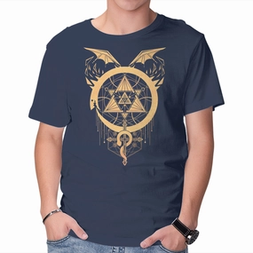 Gilded Snakes of Alchemy Printed uniqueness