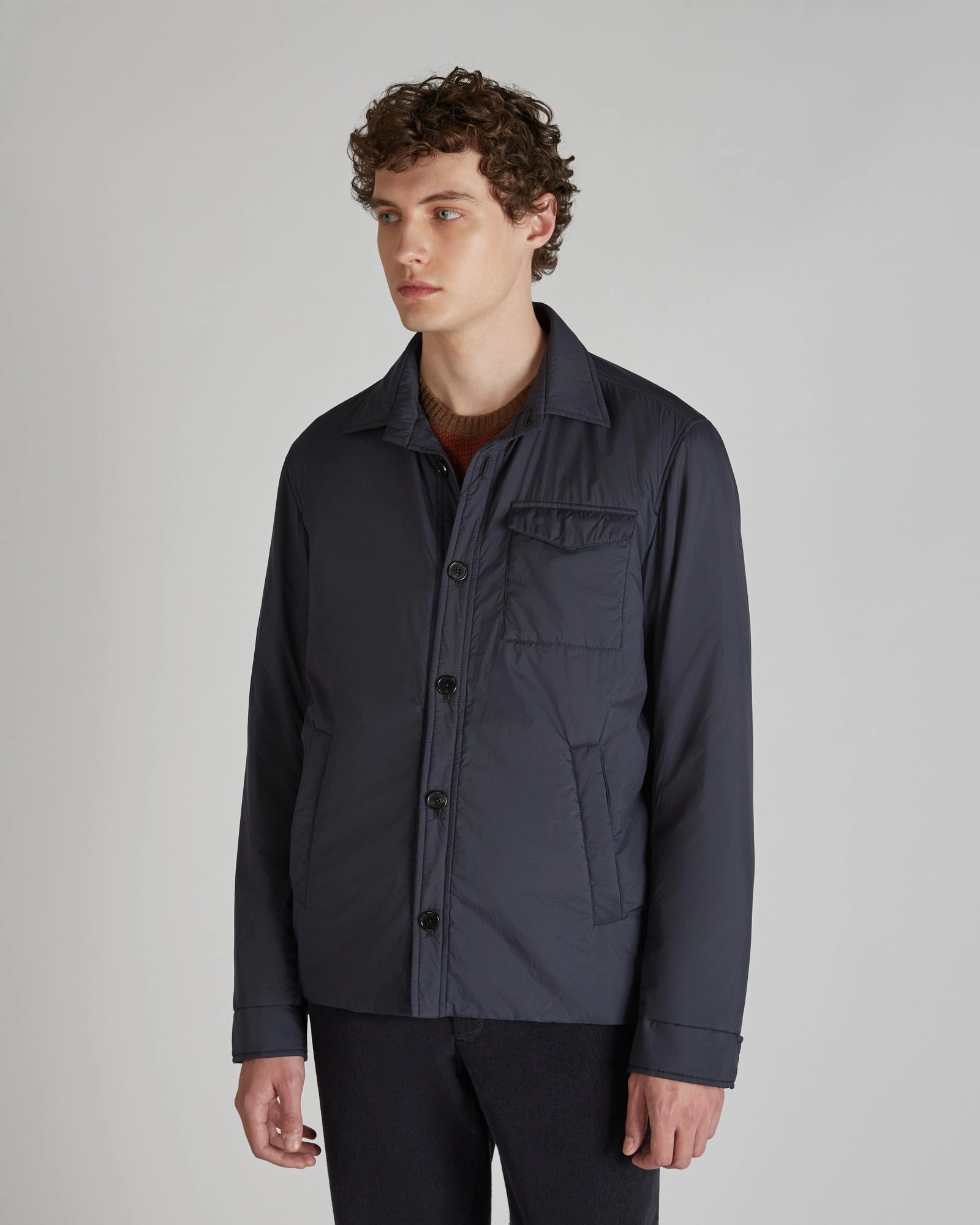Mix-And-Match Padded overshirt