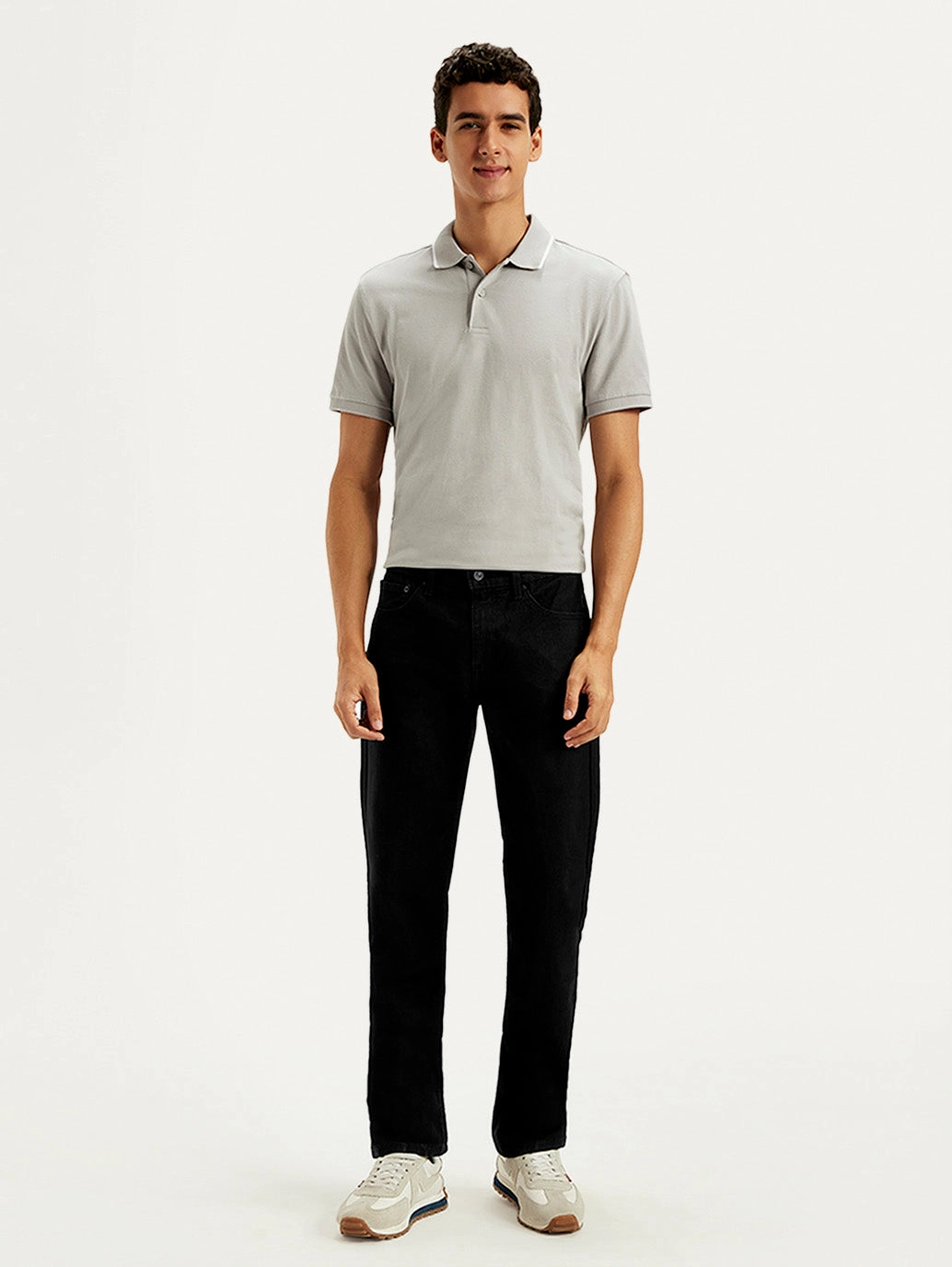 Men's 511 Black Slim Fit Mid Rise Jeans Classic Style Evening Stroll Stretch Breathable