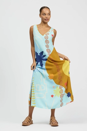 Vida Dress Caiman Croc Print Formed Look petite size