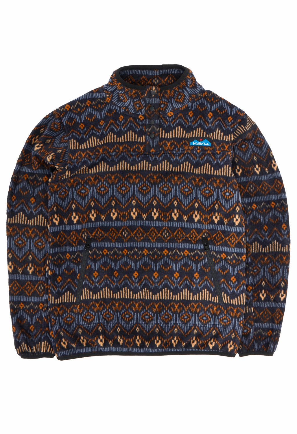 Regular Fit Cut KAVU Women's Cavanaugh Fleece - Chalet Holiday